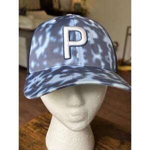 Puma Hat cap Camo Blue 110 OSFA Snapback